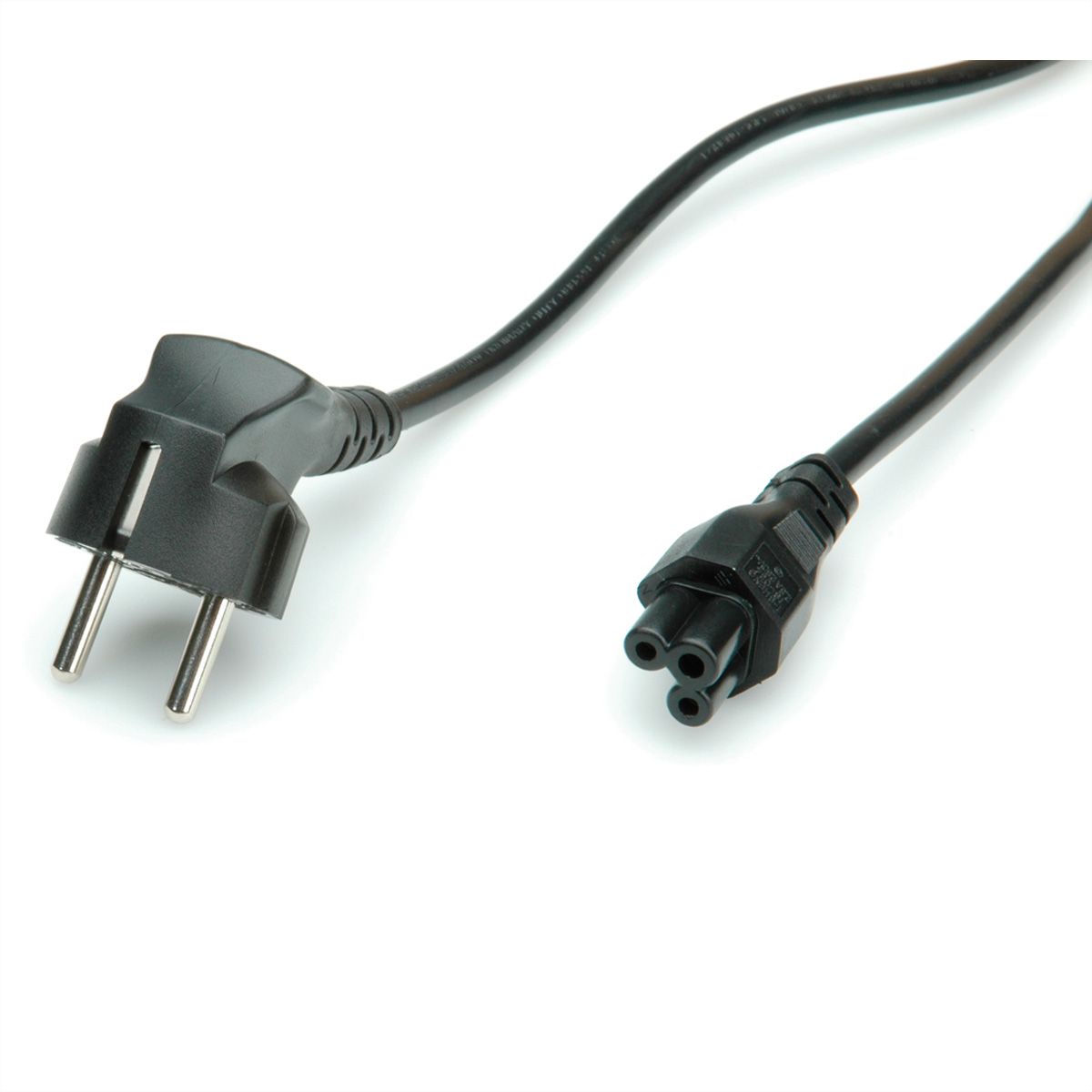 BACHMANN H05VV-F 3G0,75mm² sw L:1,0m IEC C5/CEE7/7