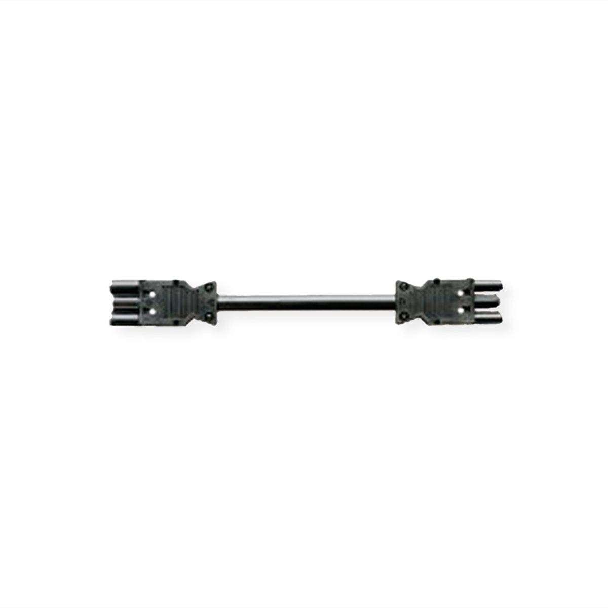 BACHMANN Câble prolongateur GST18-3 Mâle / coupleur, noir, 5 m
