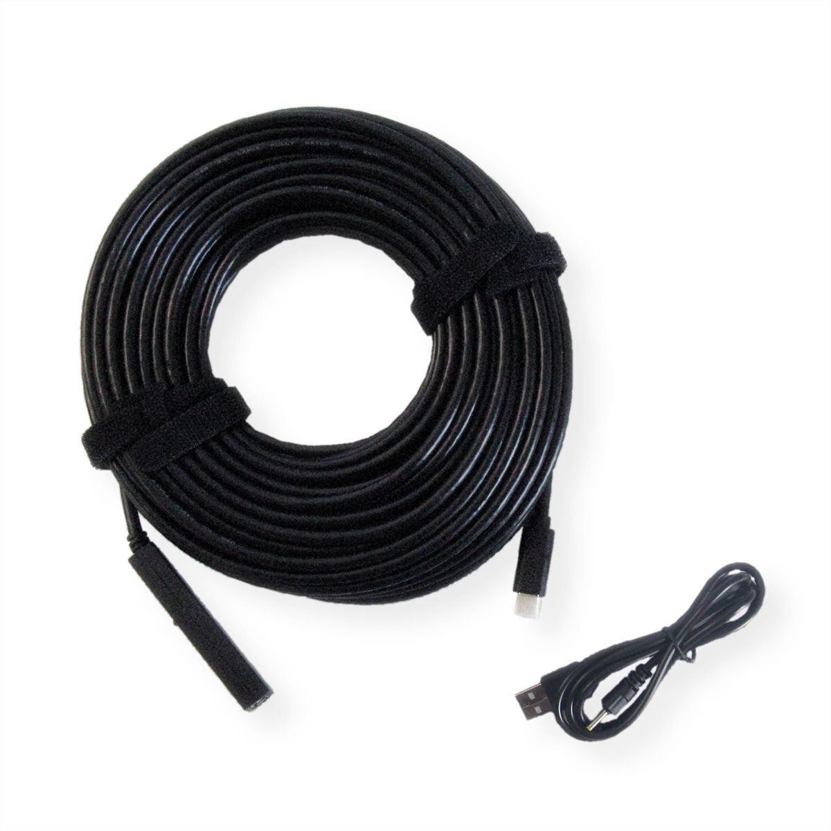 VALUE USB Prolongation active 2.0 avec Repeater, A-C, noir, 20 m