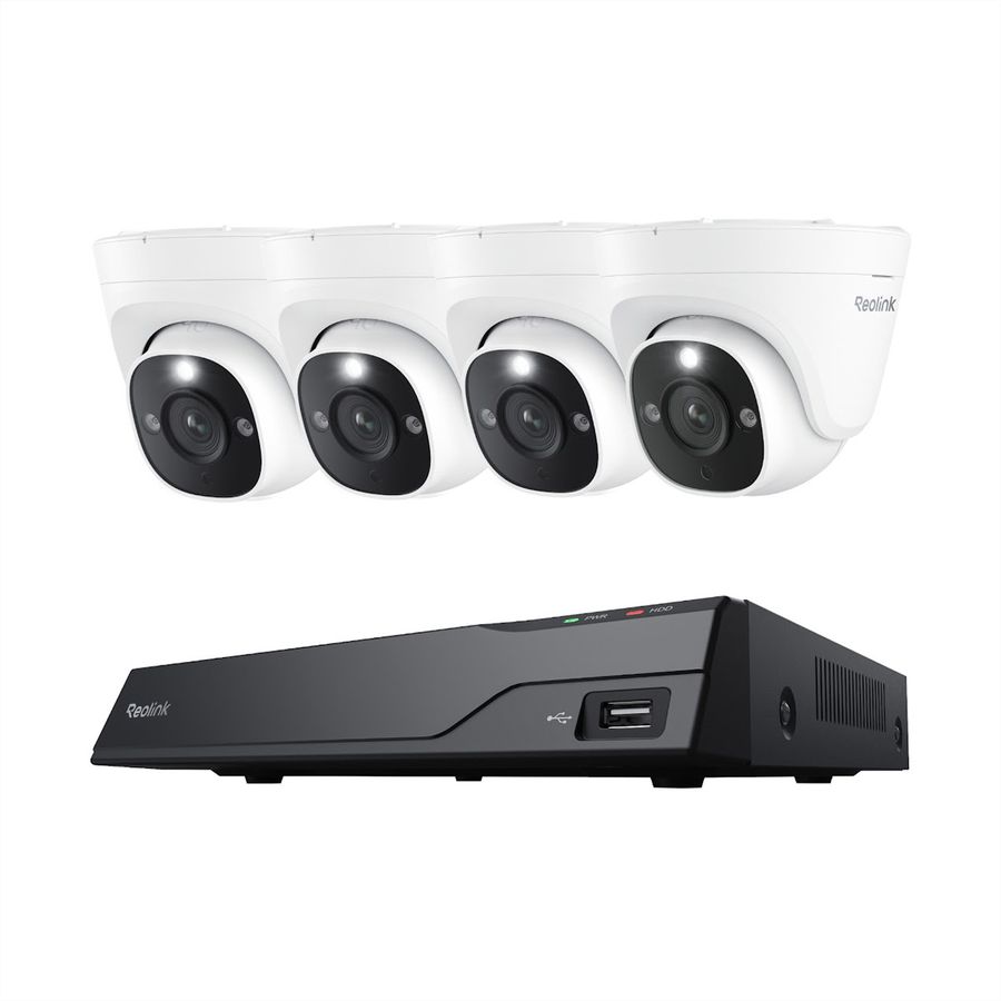 Reolink NVS8-12MD4 Kamera Kit 8-CH, 4x P344 12PM