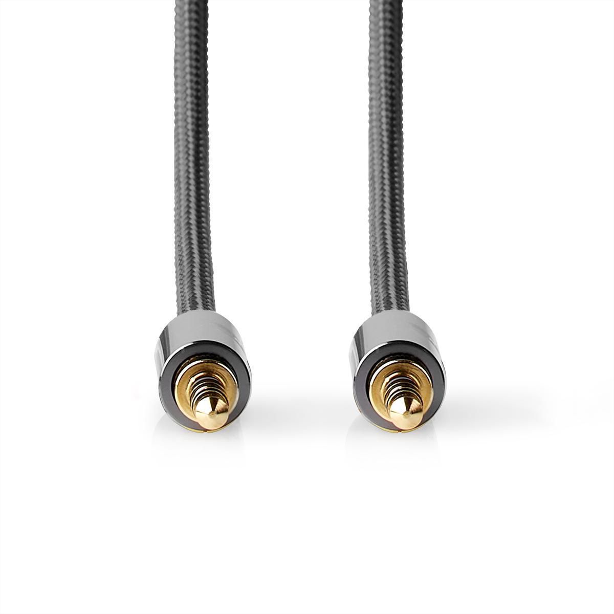 Nedis 3.5mm Verbindungskabel ST / ST, grau, 2 m