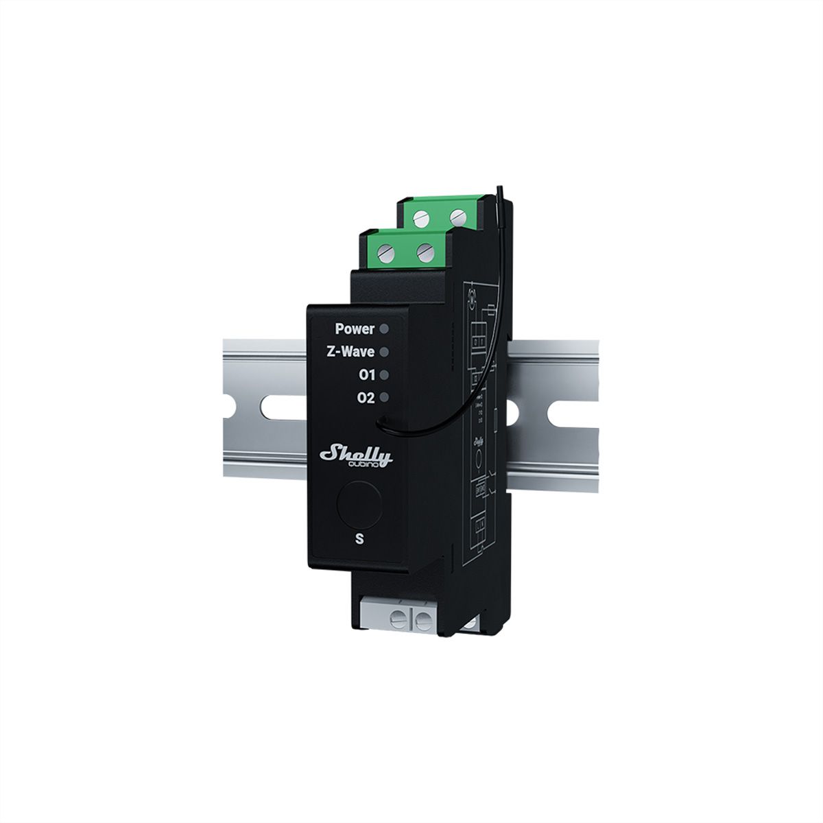 Shelly  Actionneur de commutation Qubino WavePro Shuttr
