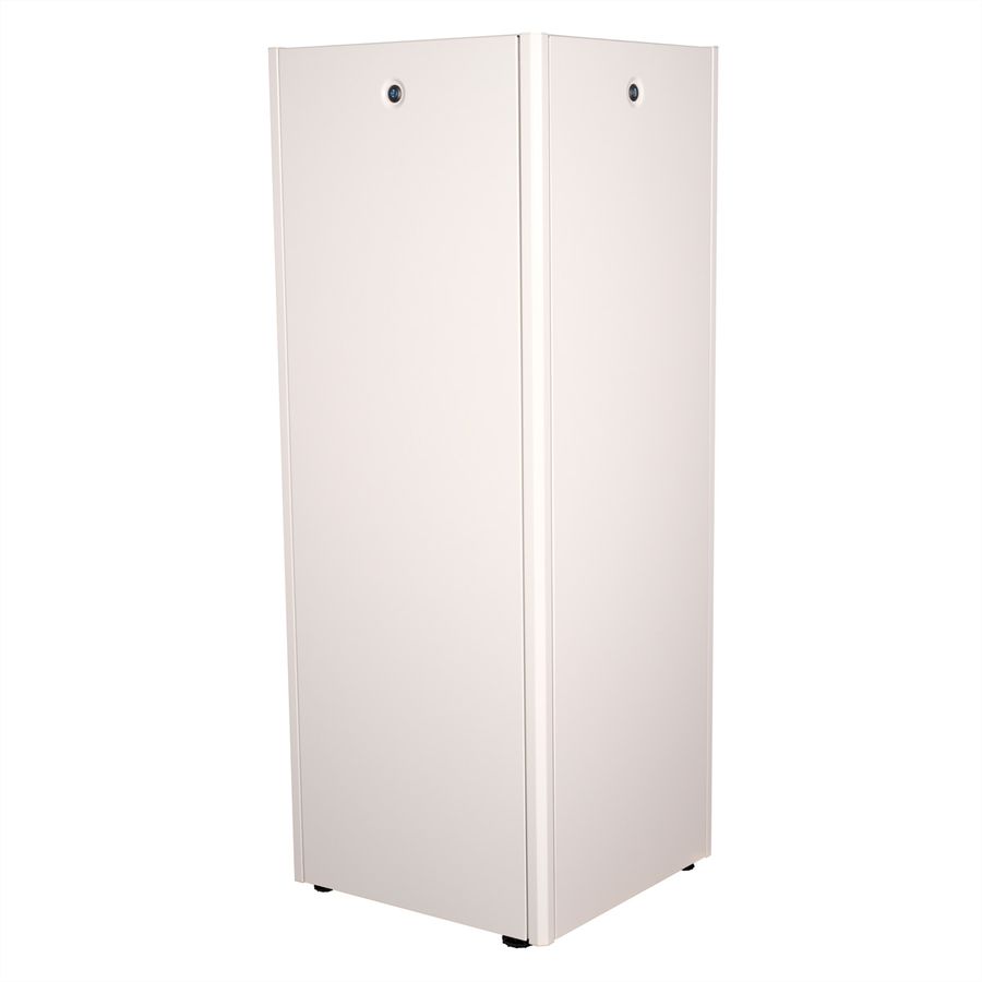 ROLINE 19-Zoll Netzwerkschrank Basic 32 HE, 600x600 BxT Glastür grau