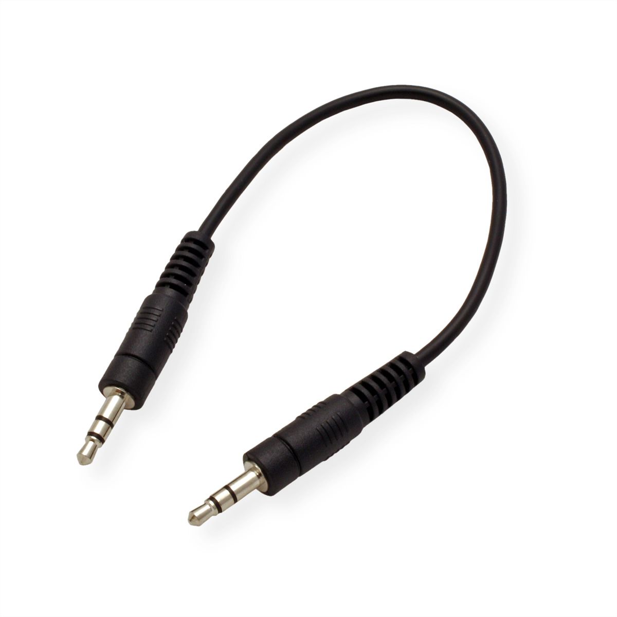 ROLINE 3,5mm Verbindungskabel ST / ST, 0,2 m