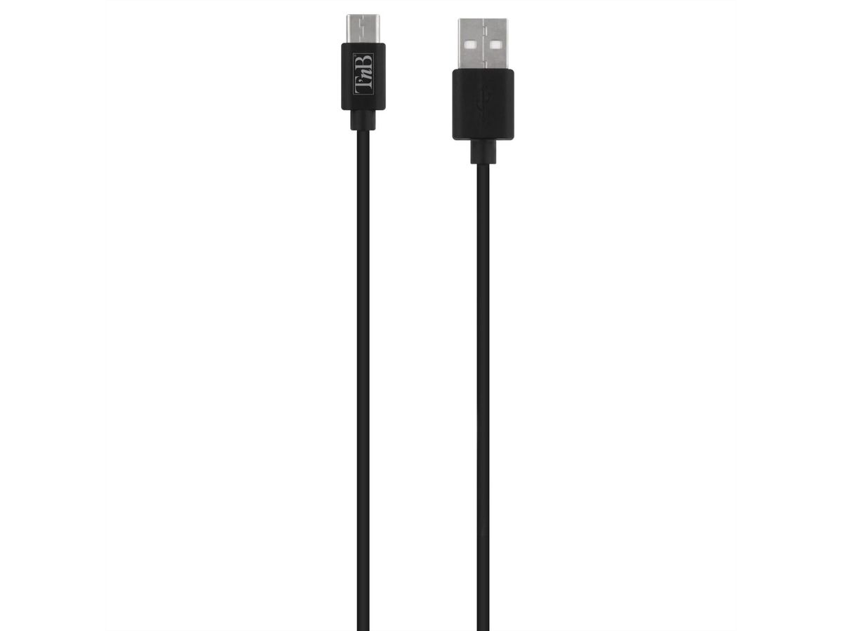 T'nB XW3M USB/USB C Kabel , schwarz/grau, 3 Meter
