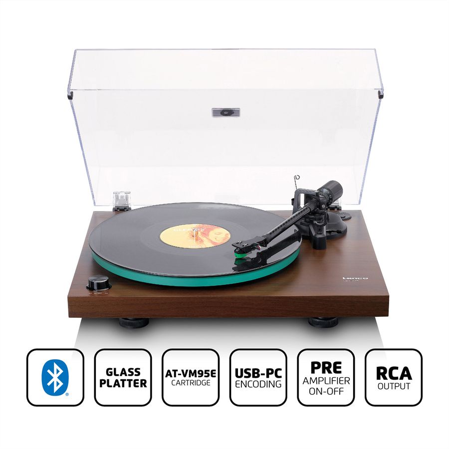 Lenco Platine vinyle LBT-225WA, bois