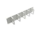 ROLINE 19-Zoll Rangierpanel 2 HE, 85x60mm grau