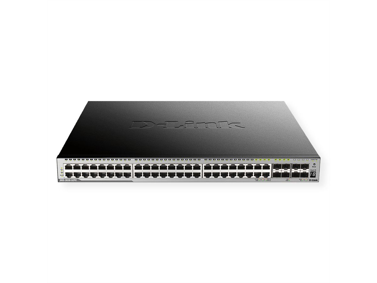 D-Link DGS-3630-52PC/SI/E 52-Port Layer 3 Gigabit PoE Stack Switch (SI)