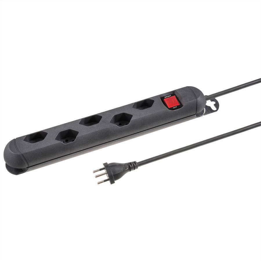 Steffen Steba Strong 5x avec interrupteur, noir