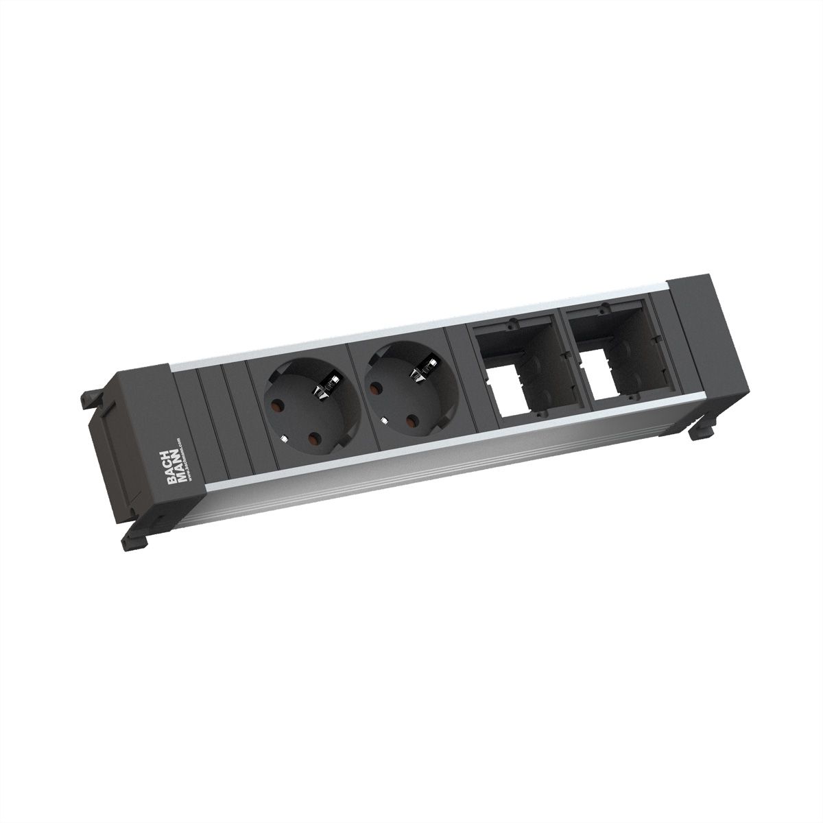 BACHMANN POWER FRAME Medium 2x contact de protection 2x ABD