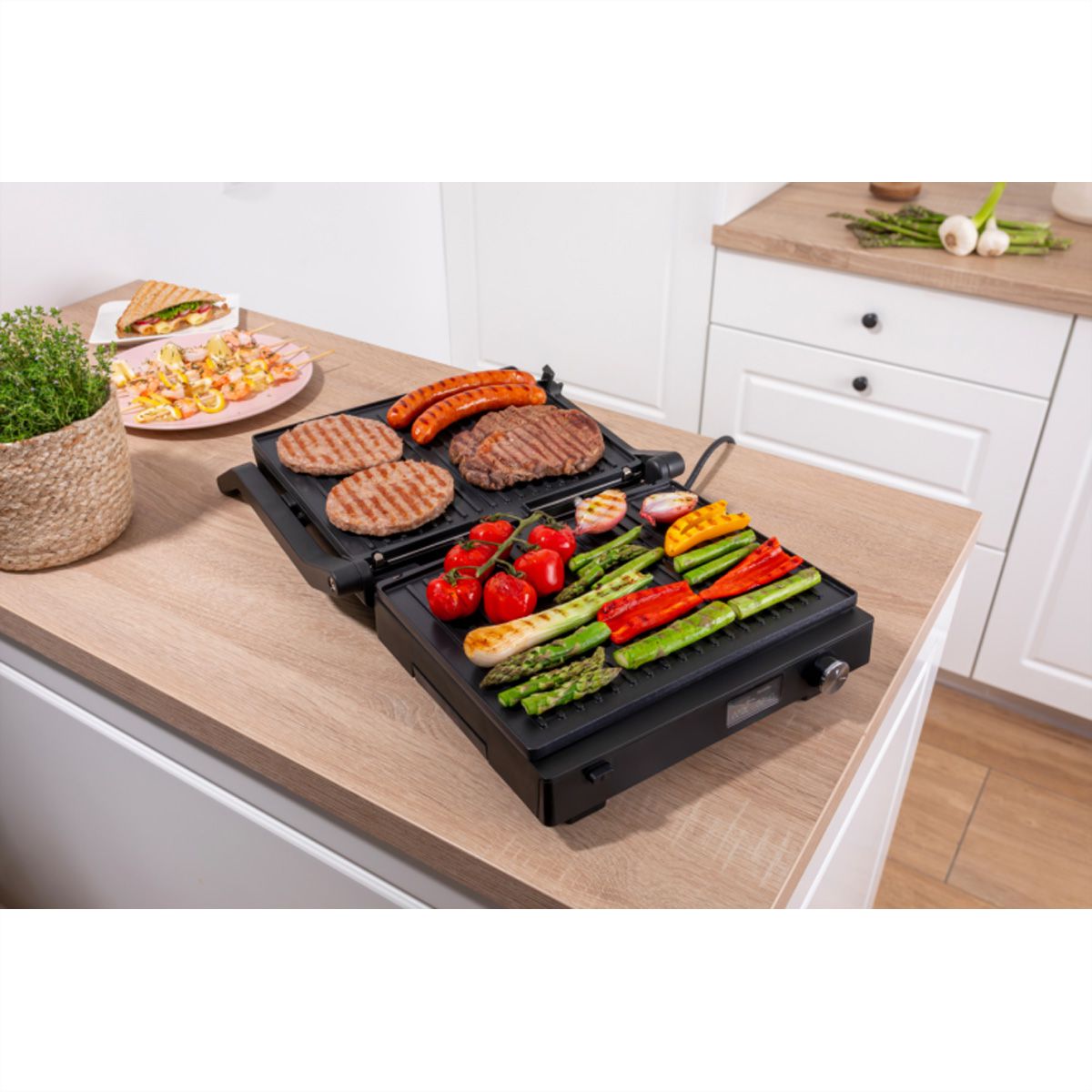 Gorenje Kontaktgrill GCG2000SD, 2000W, LED Display