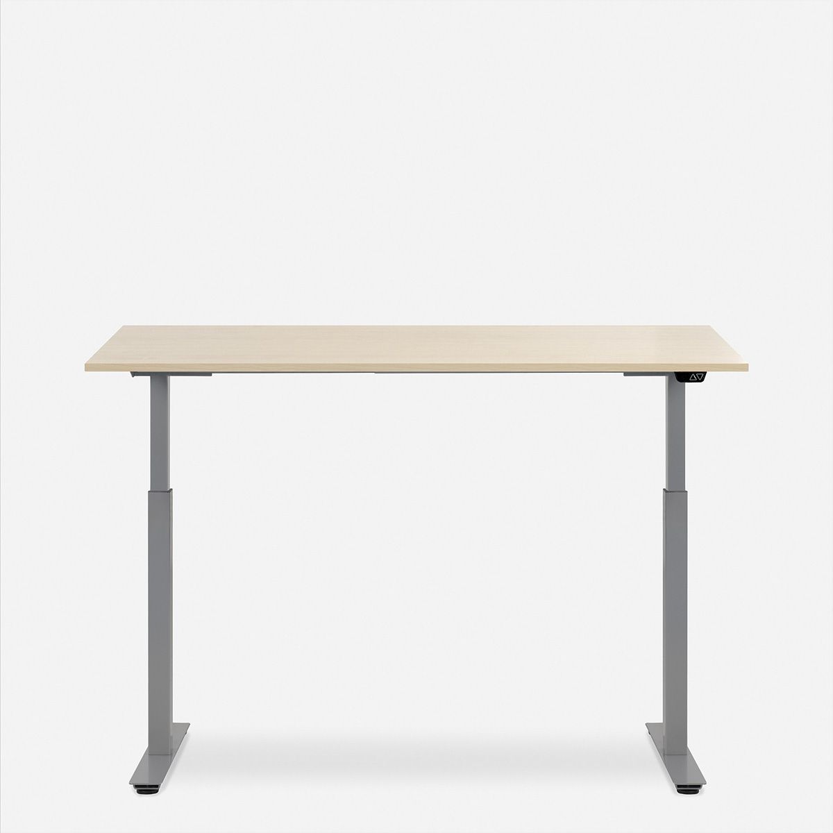 WRK21 Schreibtisch Smart 180 x 80 cm, Höhenverstellbar, Mandal Ahorn / Grau