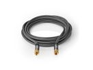 Nedis Satelliten- und Antennenkabel ST/ST, grau, 5 m