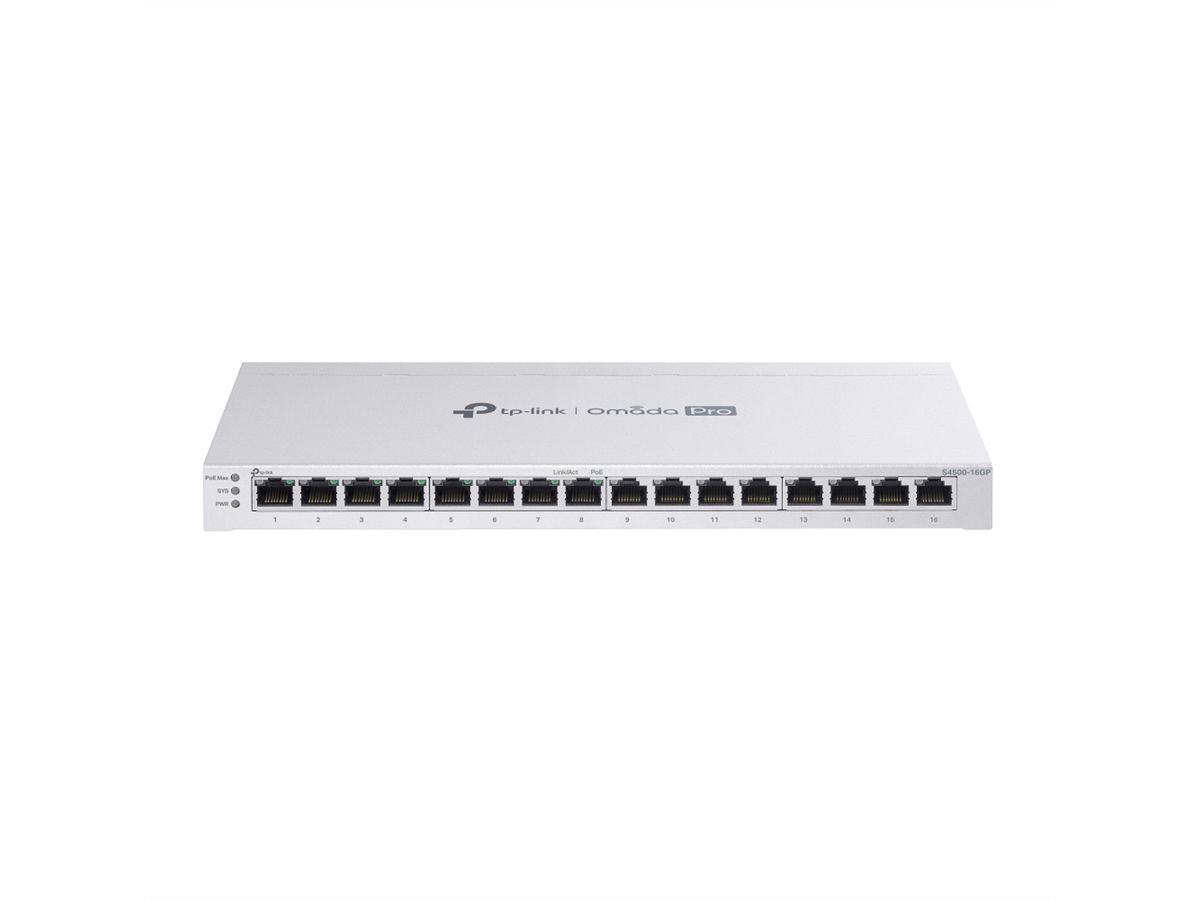 TP-Link Campus Switch S4500-16GP, 16x1G 8PoE Managed Switch