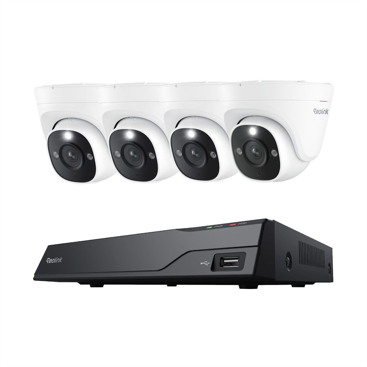 Reolink NVS8-12MD4 Kamera Kit 8-CH, 4x P344 12PM