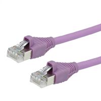 Cordon DÄTWYLER Cat.6/7 CU S/STP 4x2x AWG26, 1,2 GHz, violet, 30 m