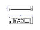 BACHMANN POWER FRAME 2xCEE7/3 1xCM, ALLEMAND