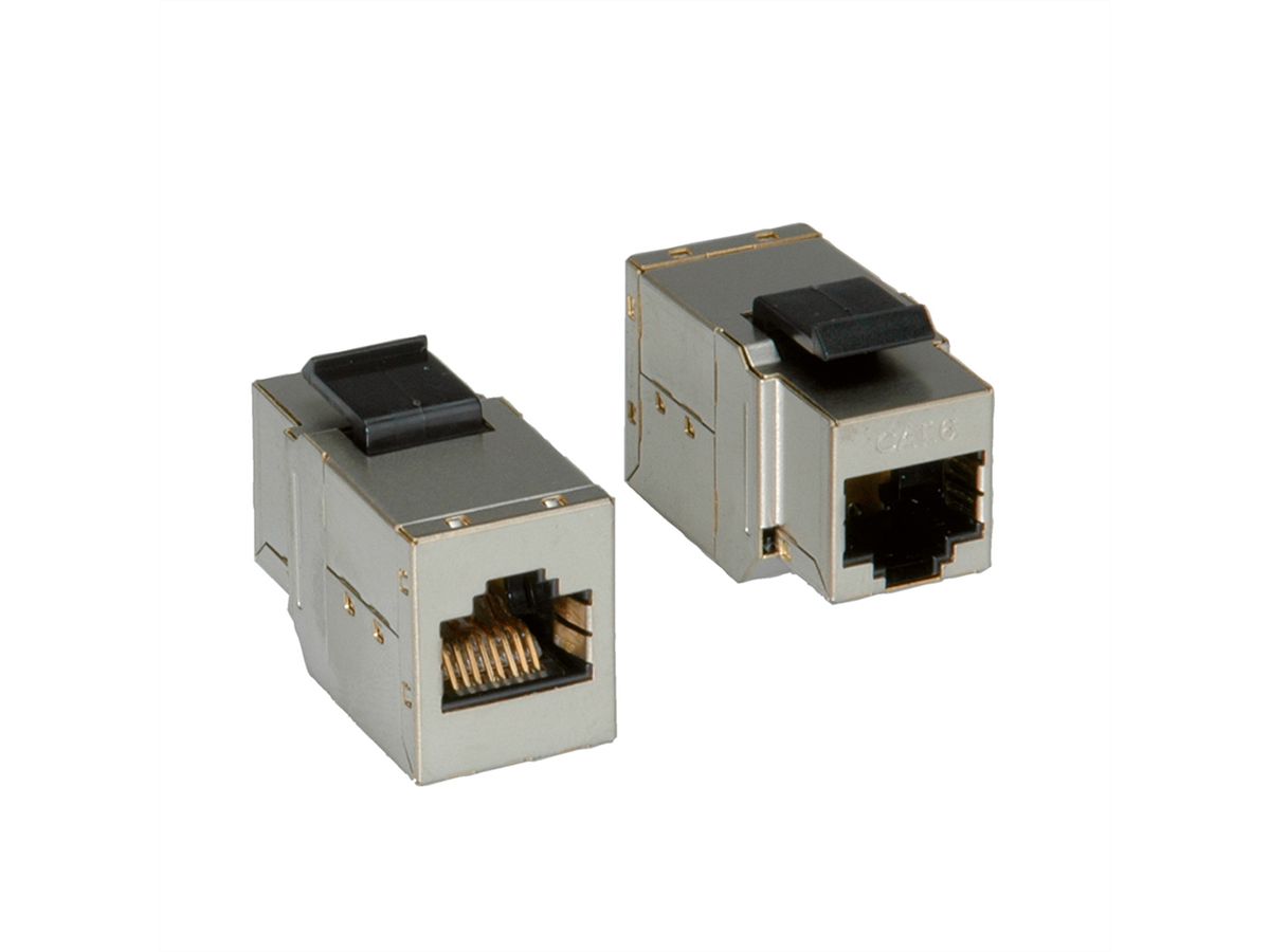 ROLINE RJ-45 Kupplung, Keystone, geschirmt, Cat.6 (Class E)