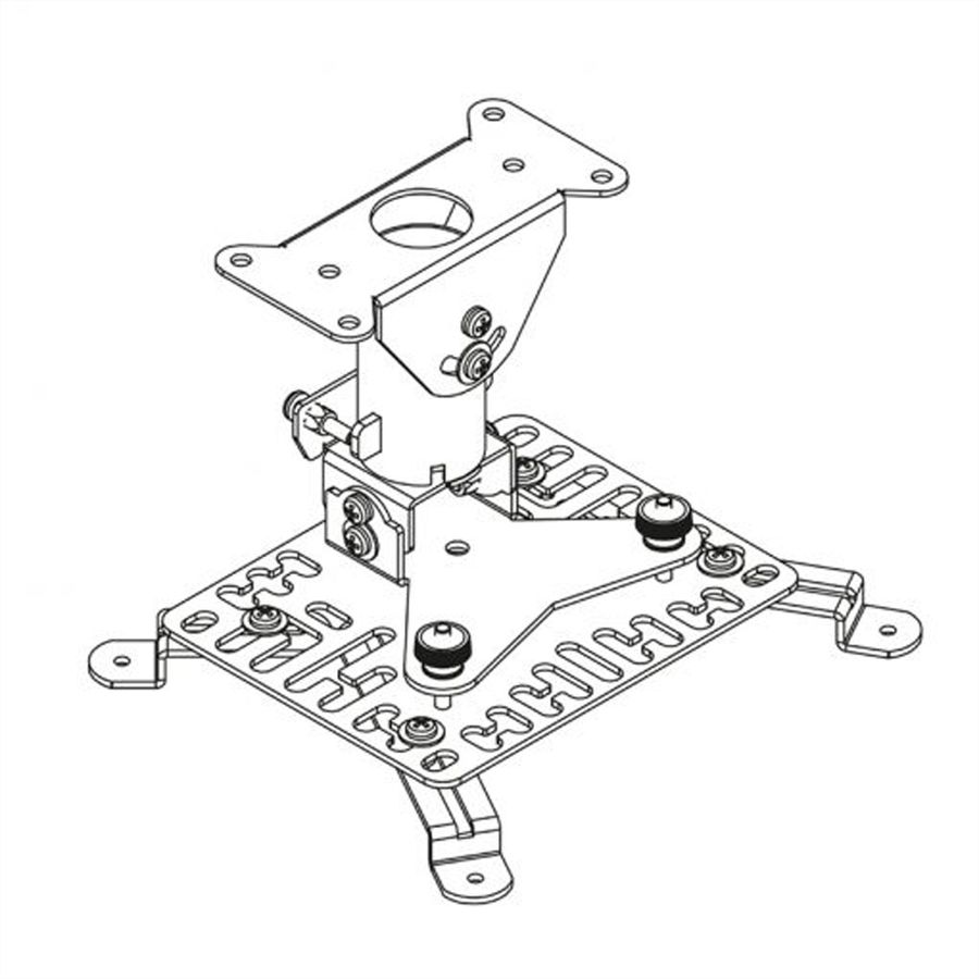 Hagor Support plafond HA BDH, support plafond universel pour vidéoprojecteur