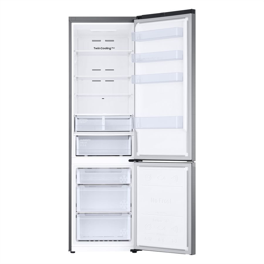 Samsung Kühl-Gefrierkombination RB7300 Bespoke, 387l, A, WiFi, Silber