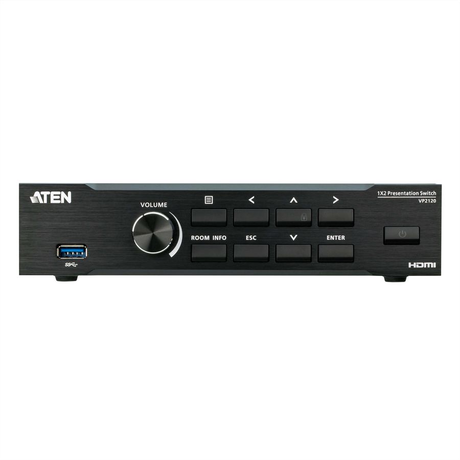 **Retoure**ATEN VP2120 Commutateur de présentation fluide avec multidiffusion en quadruple affichage