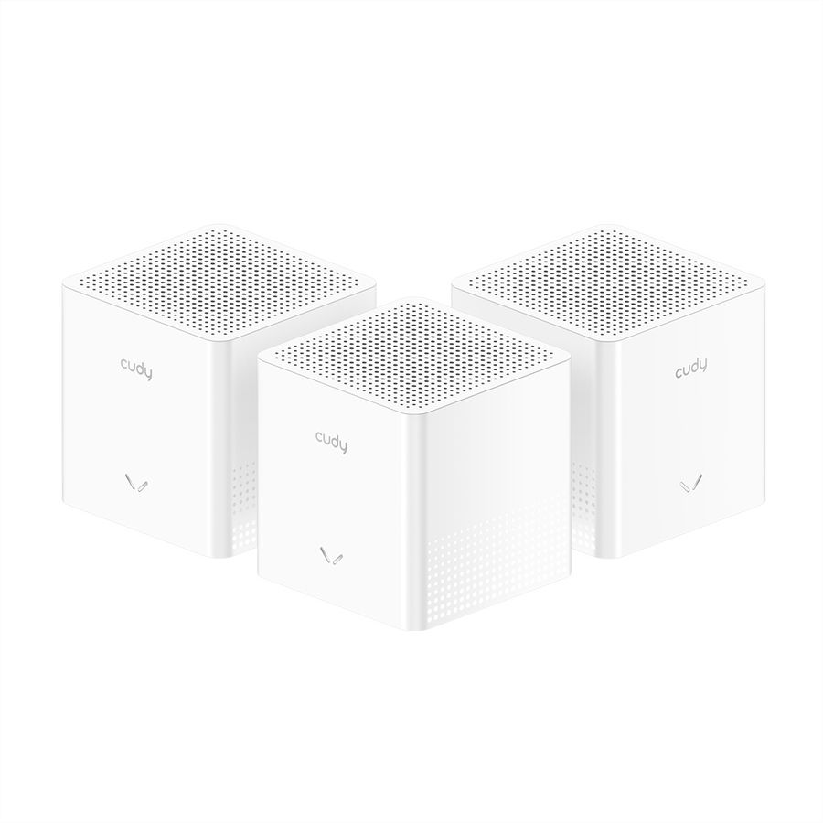 CUDY M3000S AX3000 Système Mesh Wi-Fi 6, pack de 3
