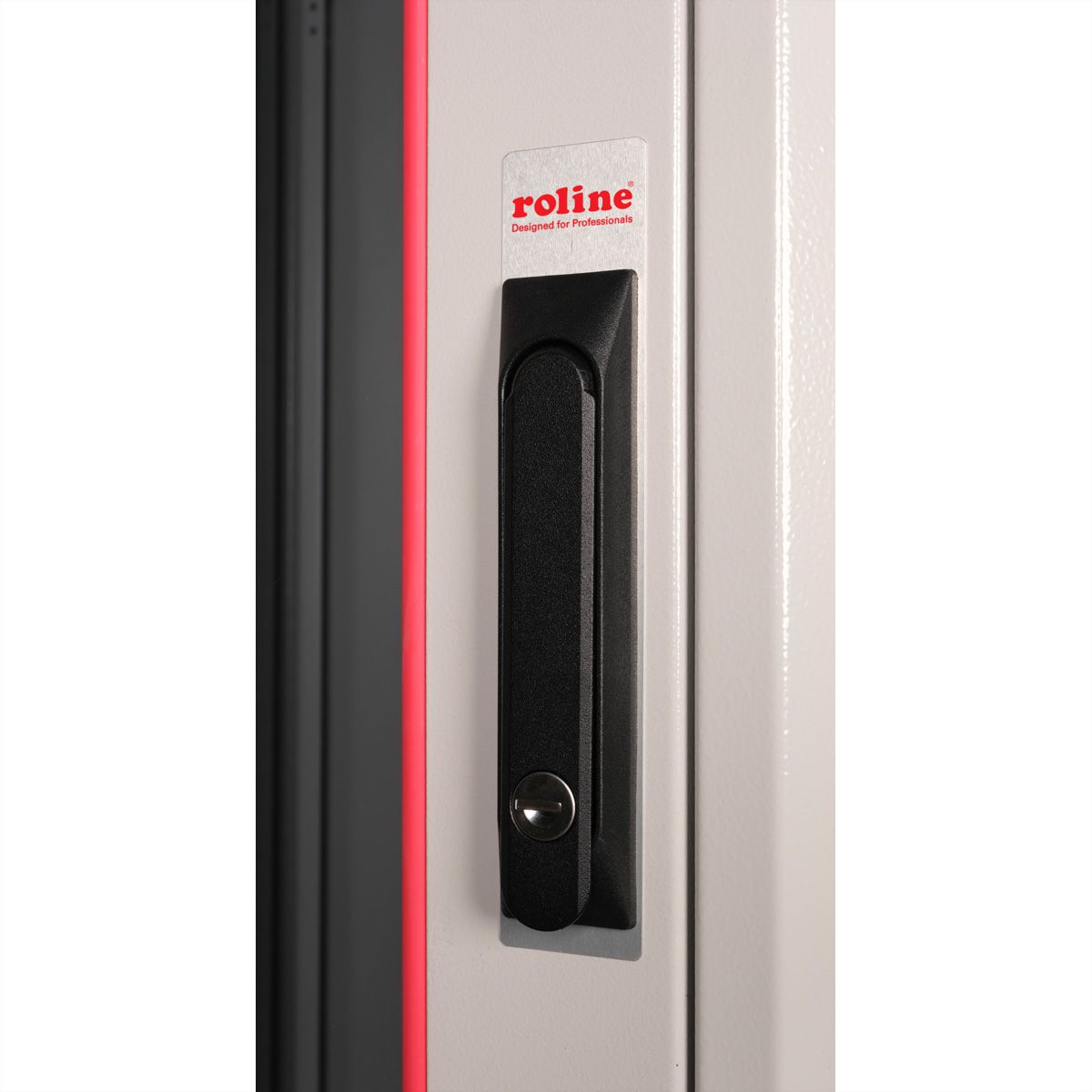 ROLINE 19-Zoll Netzwerkschrank Pro 22 HE, 600x600 BxT Glastür grau