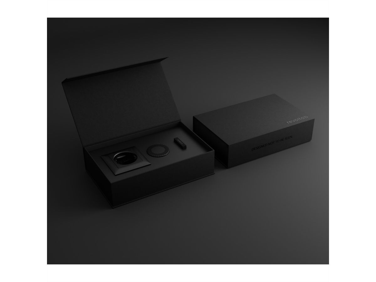 Revoltab Diffuseur de parfum Set Hide, noir, incl. capsule Tonka & Fig
