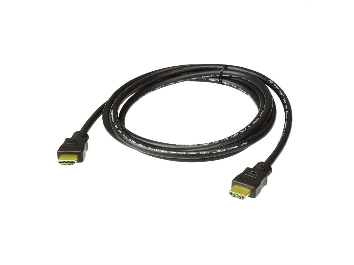 ATEN 2L-7D05H Câble HDMI haute vitesse avec Ethernet, noir, 5 m