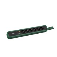 BACHMANN PRIMO 2 6xCEE7/3 1xSPD avec boucle 2,0m CEE7/7 RAL6028