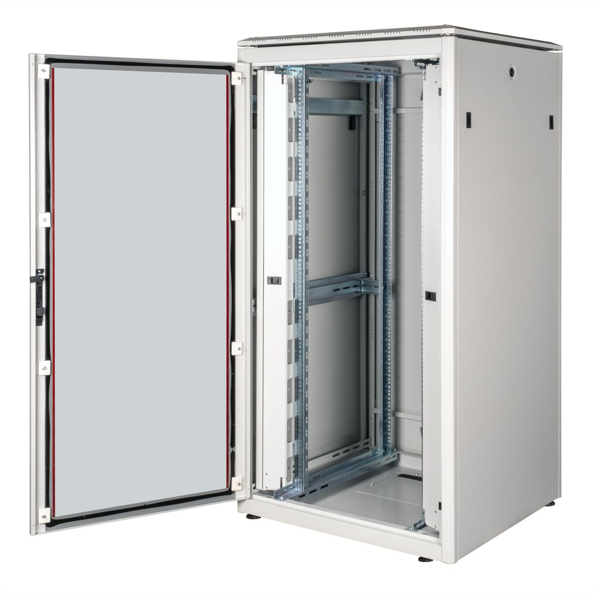 ROLINE 19-Zoll Netzwerkschrank Pro 32 HE, 800x800 BxT Glastür grau