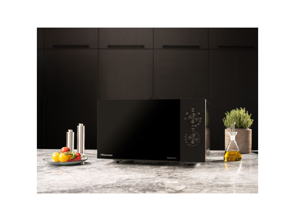 Hisense Mikrowelle H20MOBP1GCH, 20L, schwarz