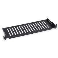 VALUE 19-Zoll-Geräteträger, 485 x 150mm, max. 10 kg, schwarz