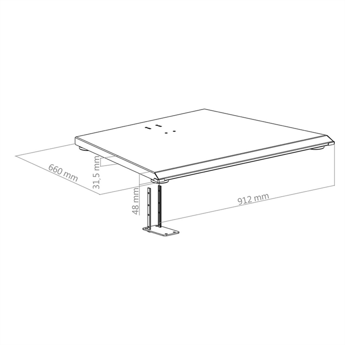 Hagor Plaque de sol CPS - Floorbase       , noir