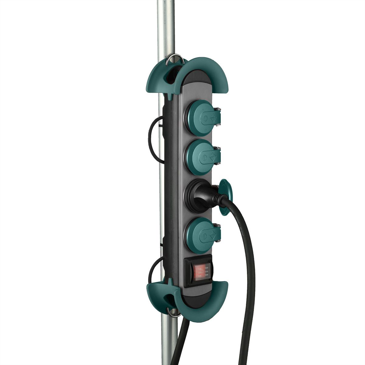 BACHMANN HOOK Outdoor 4x contact de protection, 16A/400V, 4 m