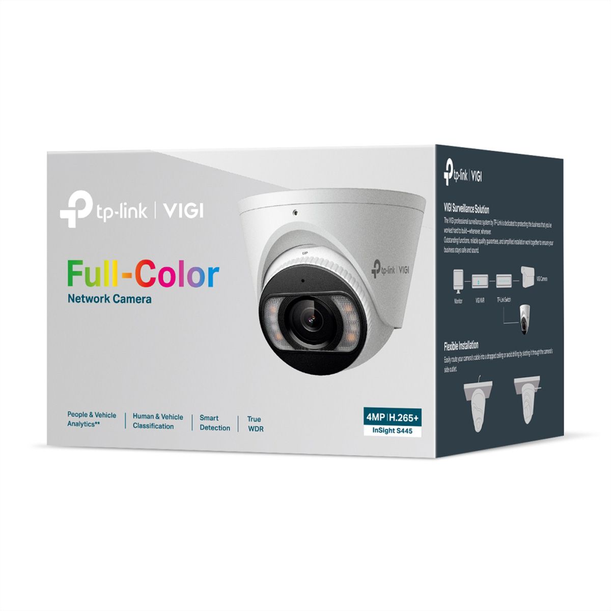 TP-Link InSight S445(4mm) Turret Kamera 4 MP, 80.4°, IR-LED 30m