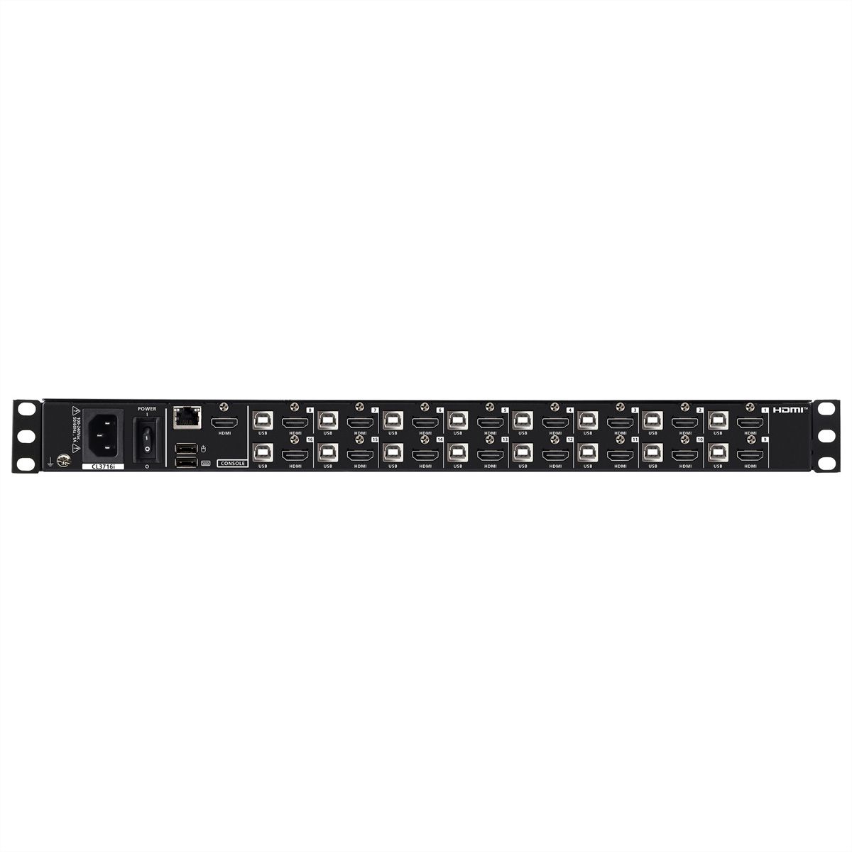 ATEN CL3716iNW FR 16-Port USB HDMI LCD KVM Konsole, FR-Layout