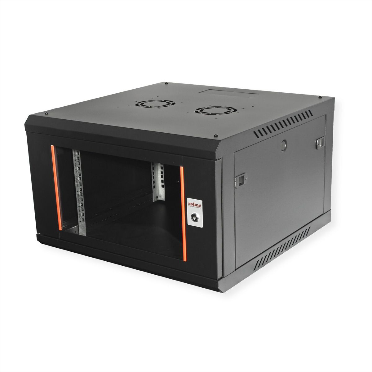 ROLINE 19-Zoll Wandgehäuse Basic Plus 6HE, 600x600 BxT schwarz