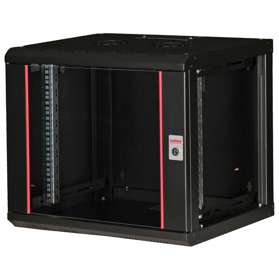 ROLINE 19" Boîtier mural Pro 9U, 600x450 LxP noir