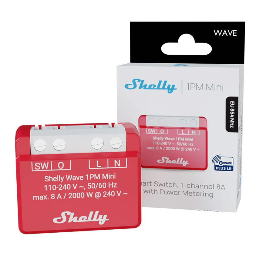 Shelly Acteur de switch Wave 1 Mini LR