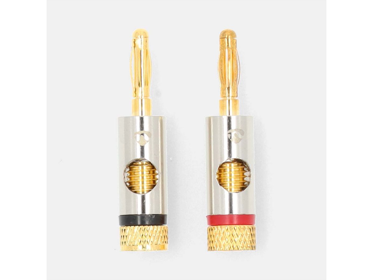 Nedis Bananestecker, 2 Stück, Silber-Gold