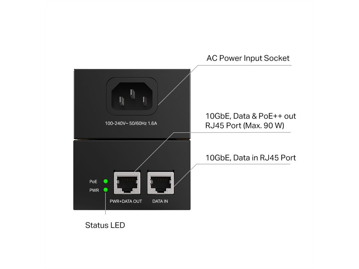 TP-Link  PoE Injector POE380S