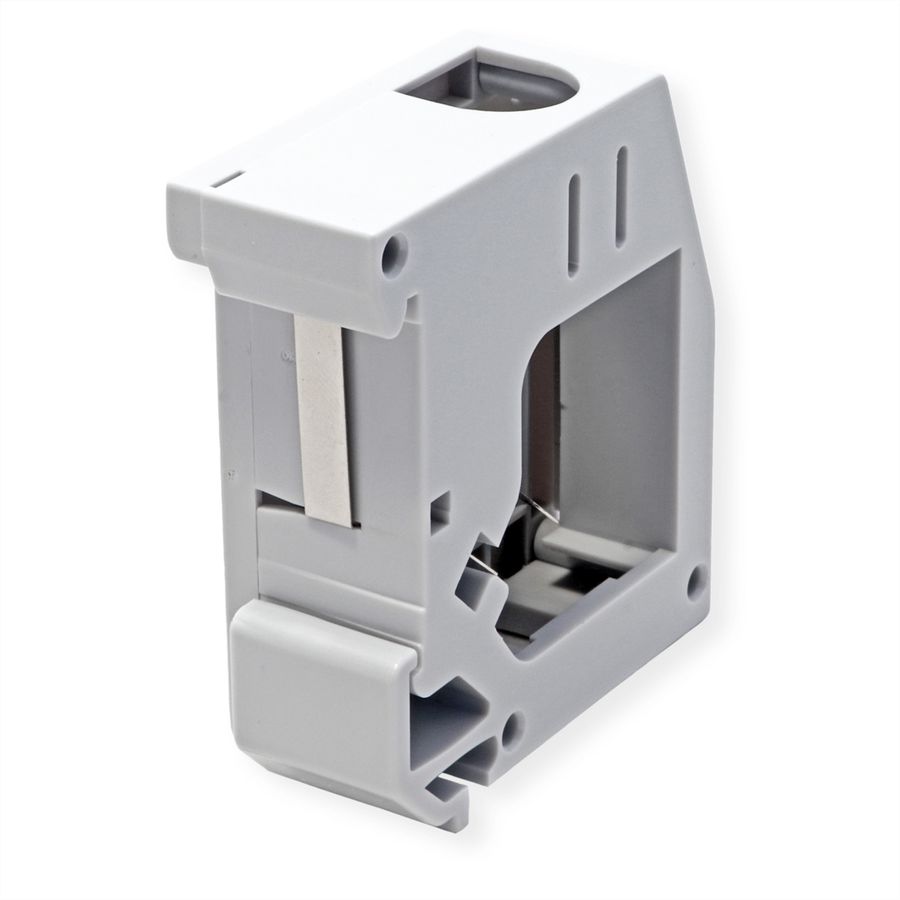 ROLINE Adaptateur de rail DIN pour module Keystone SLIM, non équipé, 180°