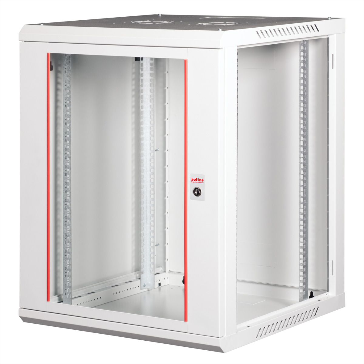 ROLINE 19-Zoll Wandgehäuse Basic Plus 15HE, 600x600 BxT grau