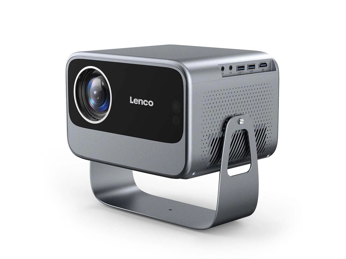 Lenco LPJ-960SI Full HD 1080p LCD-Projektor mit WLAN, , Silber