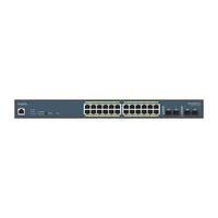 EnGenius EWS7928P-FIT 24-Port Gigabit PoE+ Switch, Verwaltet, 240W mit 4 SFP-Anschlüssen