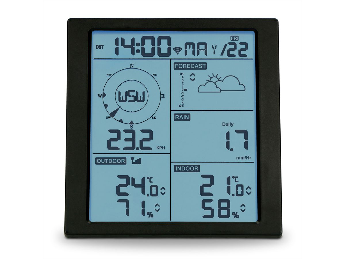 Alecto Station météo WS5200 6 en 1 WIFI avec application