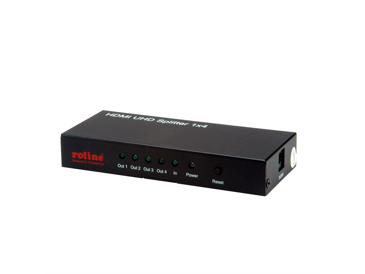 ROLINE Distributeur HDMI, 4K, 4 ports