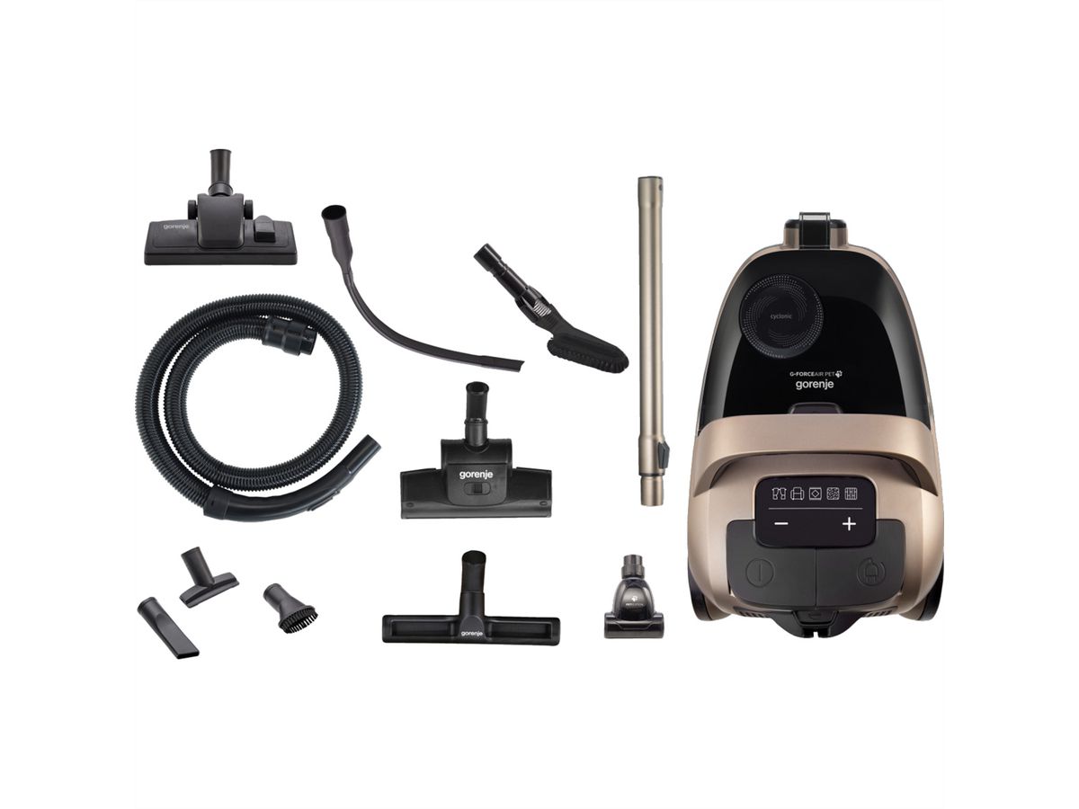 Gorenje Aspirateur VCE08G6AEGO, 170 W, 3,3 L, sans sac