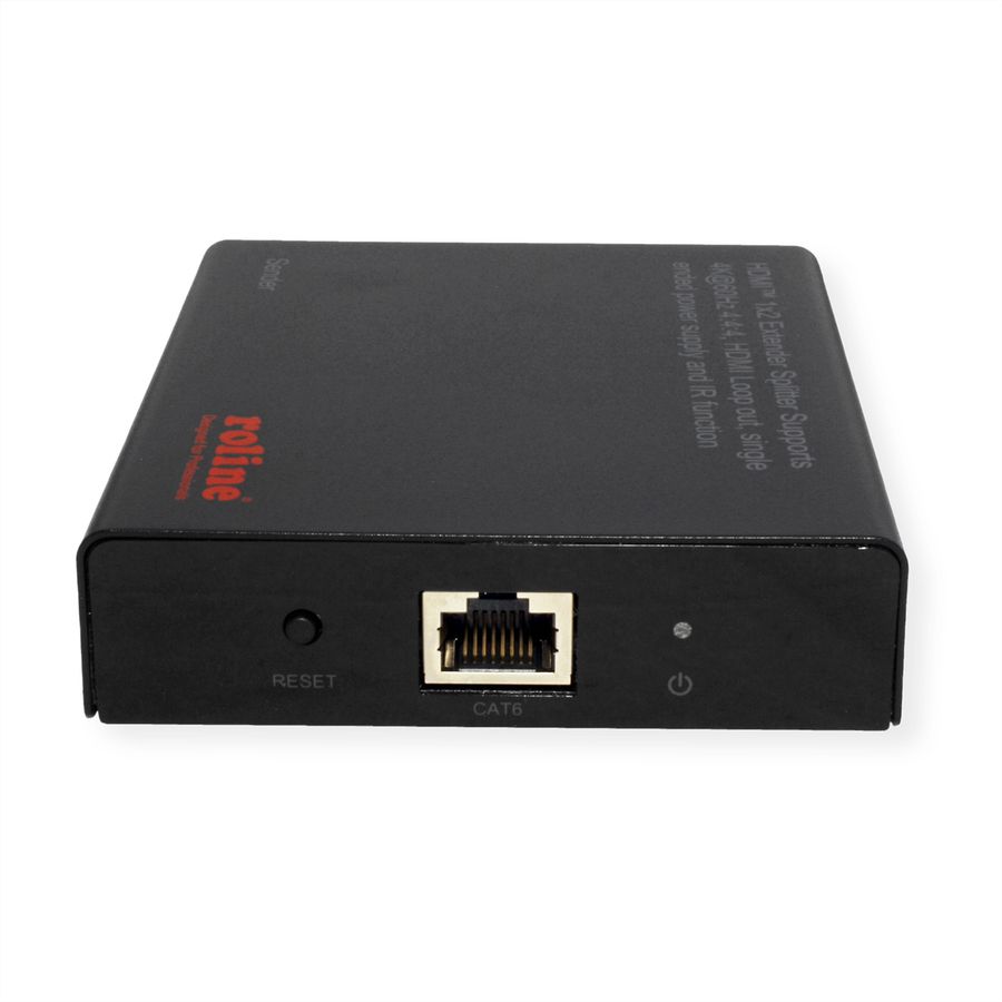 ROLINE HDMI Extender und Splitter, 1x2, über Cat.6A, 70m, 4K60Hz